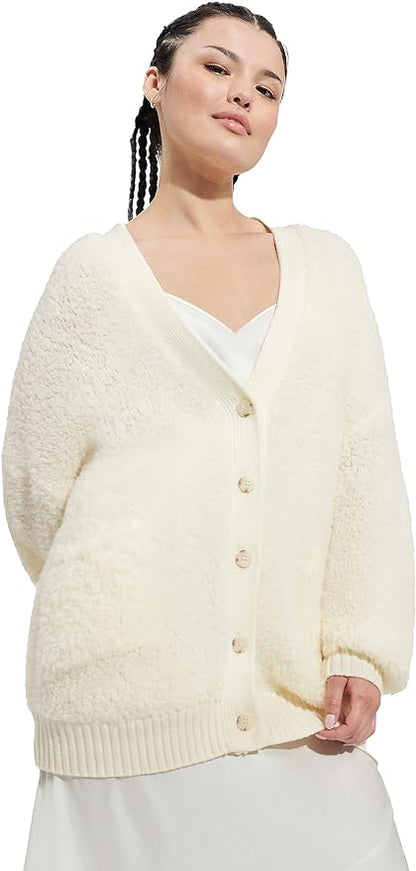 UGG Women's Sherell CloudFluff Cardigan Sweater