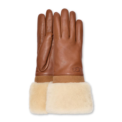 UGG Sheepskin Cuff Leather Gloves