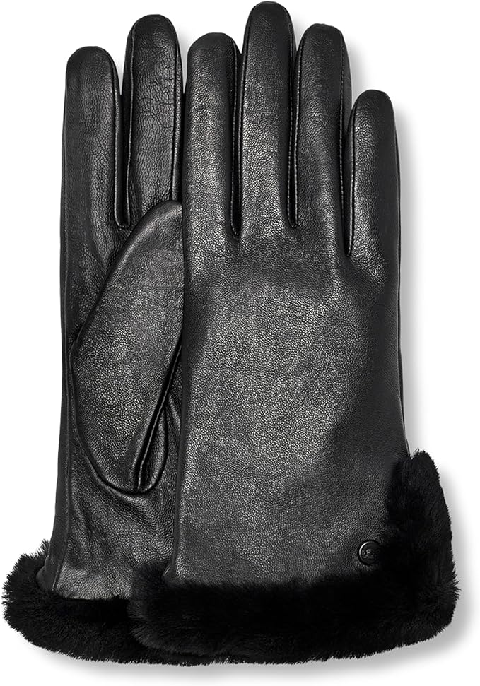 UGG Leather Sheepskin Vent Gloves with Conductive Tech Palm