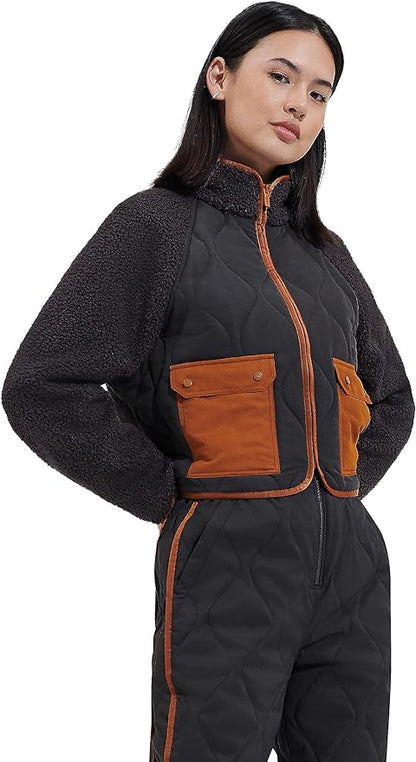 UGG Women's Dayana Quilted UGGfluff Jacket Coat