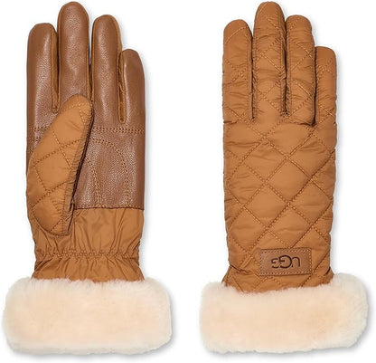 UGG Quilted Performance Tech Gloves with Microfur Lining