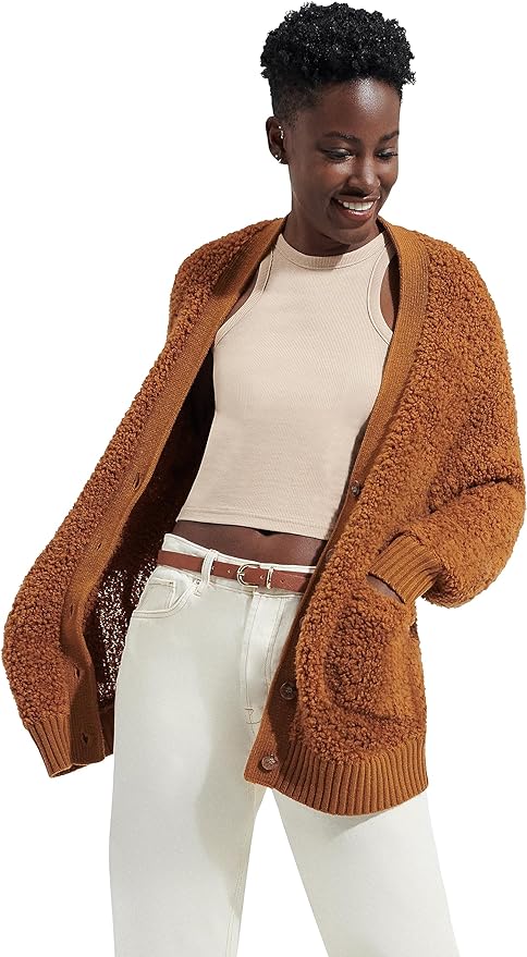 UGG Women's Sherell CloudFluff Cardigan Sweater