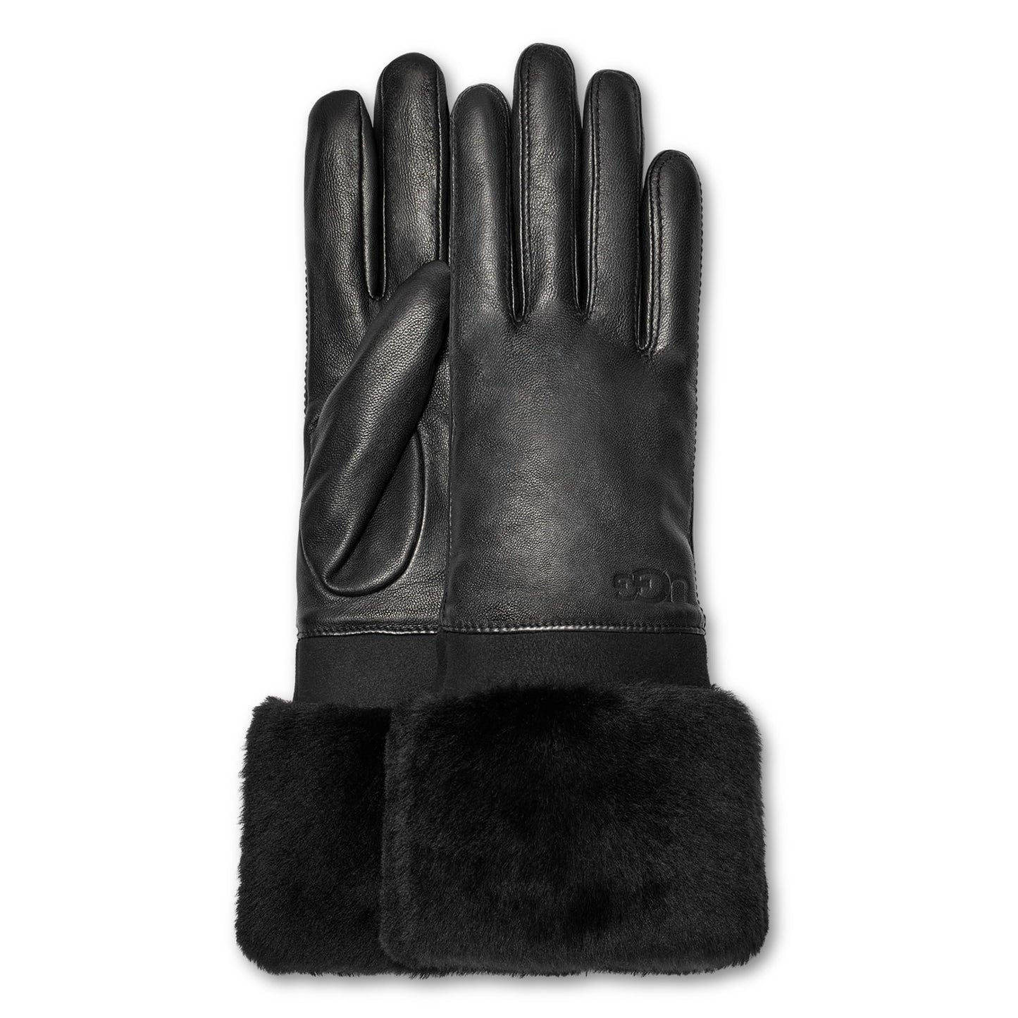 UGG Sheepskin Cuff Leather Gloves