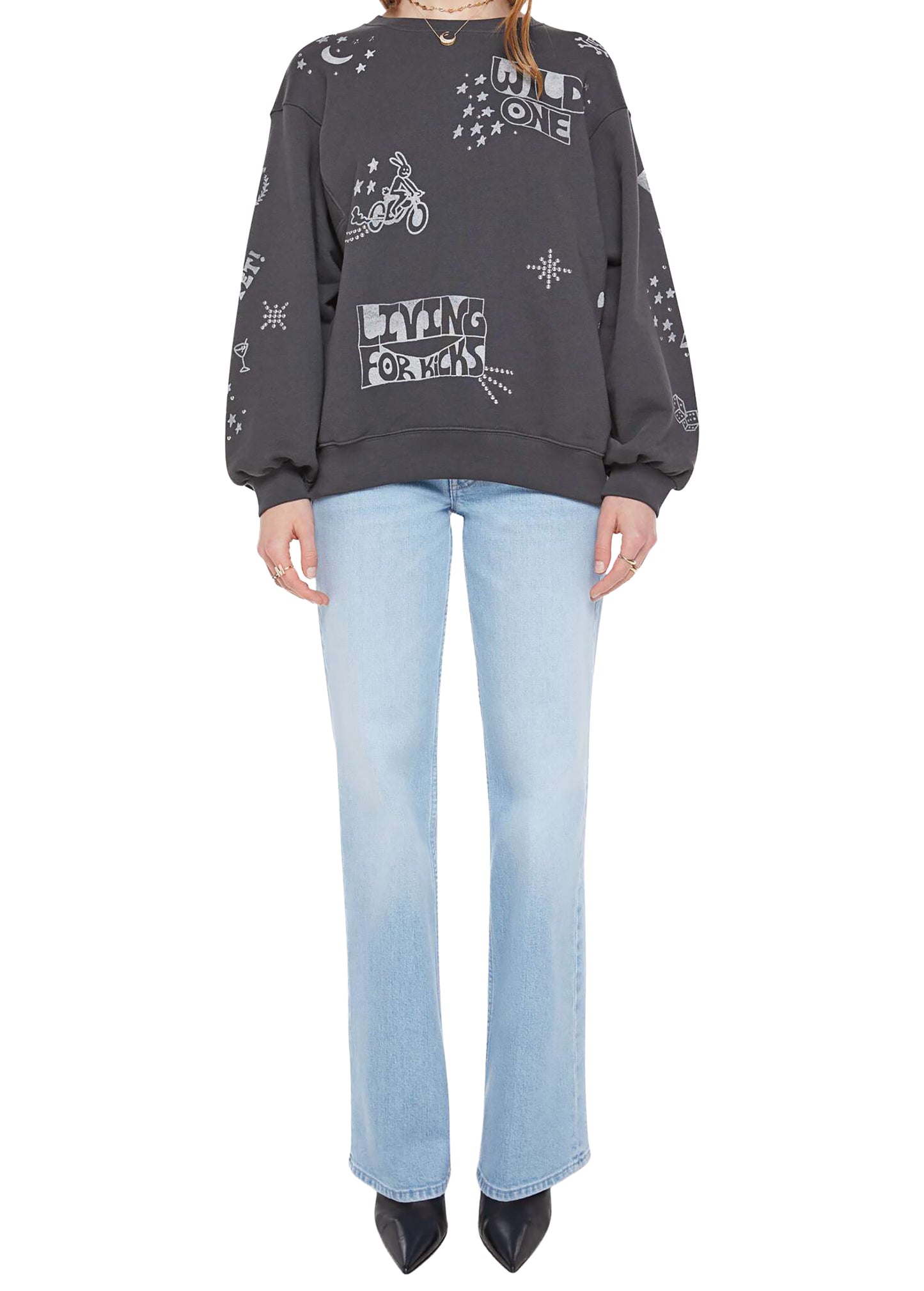 MOTHER The Drop Square Inset - Wild Ones