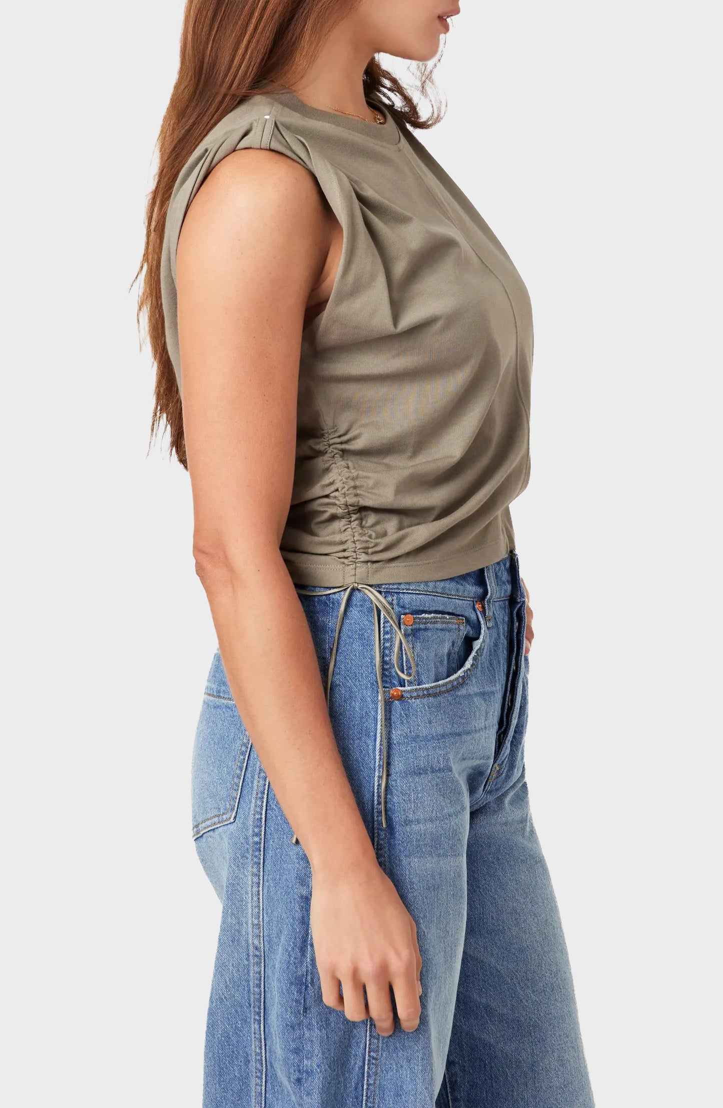 Habitual The Luna Cinched Cotton Top