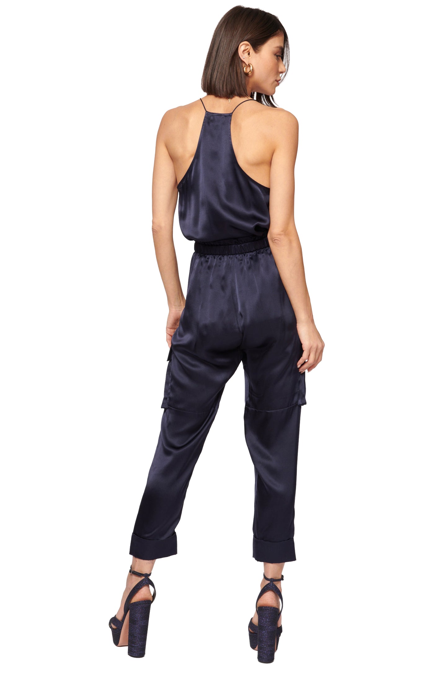 Cami NYC Racer Charmeuse Silk Cami