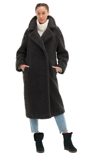 UGG Gertrude Long Teddy Coat