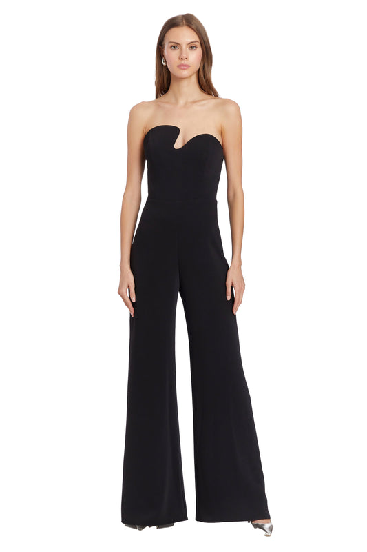 Amanda Uprichard Strapless Puzzle Jumpsuit