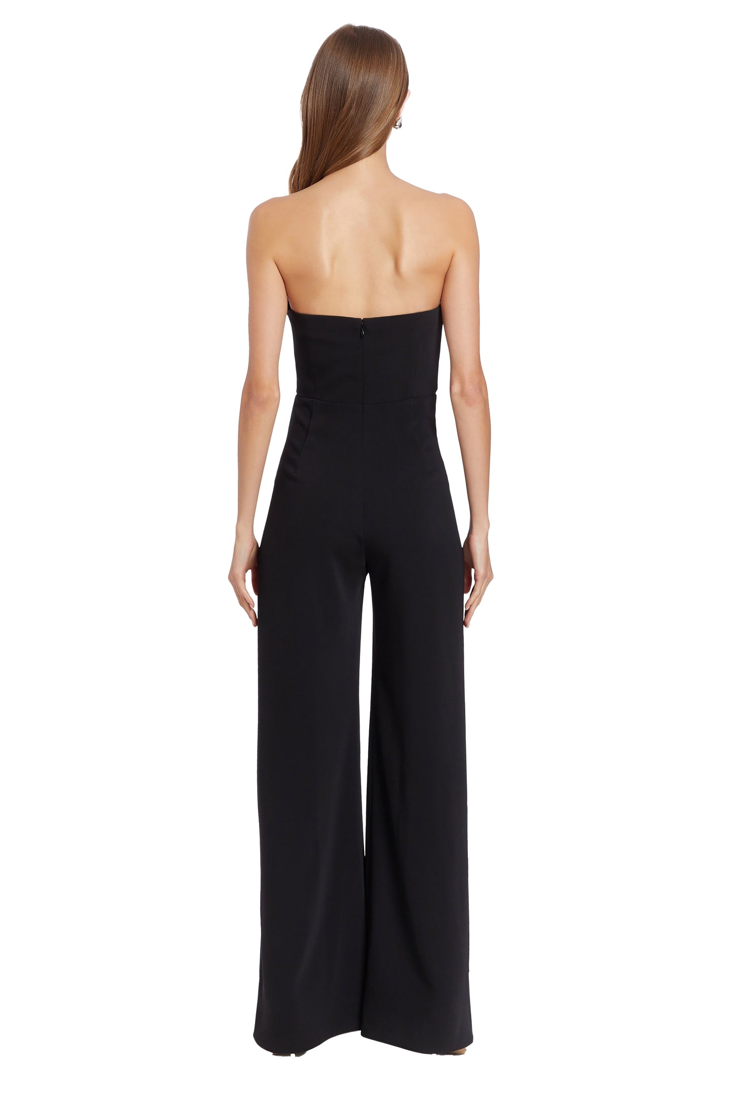 Amanda Uprichard Strapless Puzzle Jumpsuit