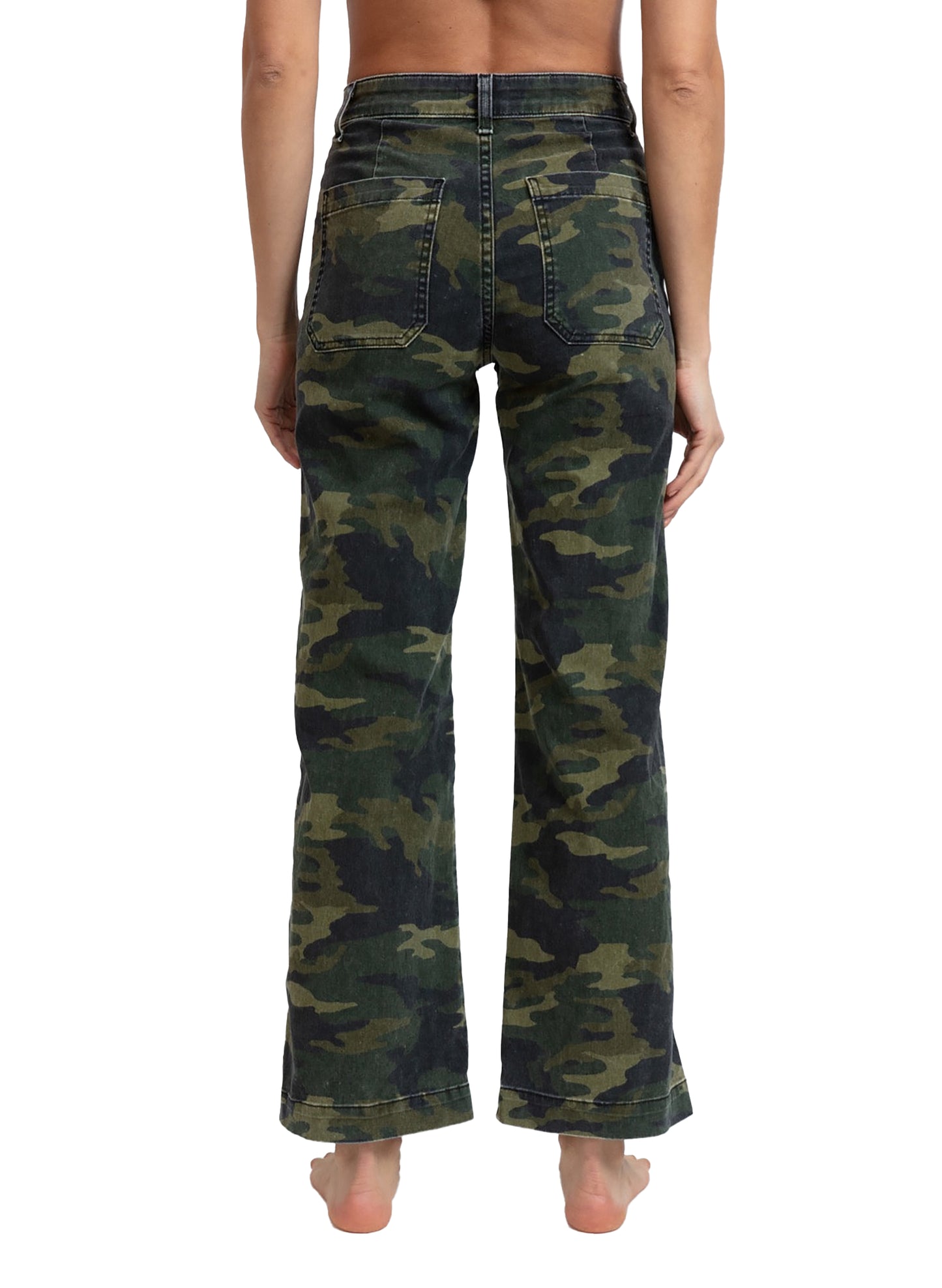 ASKK NY Printed Sailor Pant - Camouflage