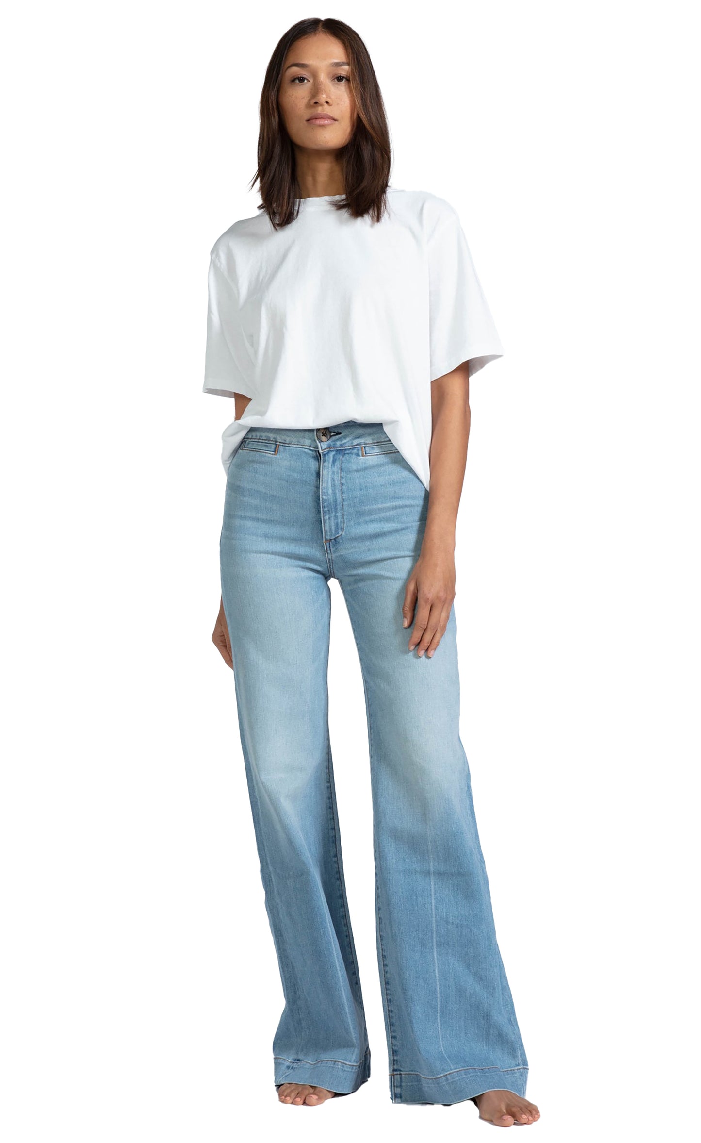 ASKK NY Brighton Wide Leg Jeans - Keelover