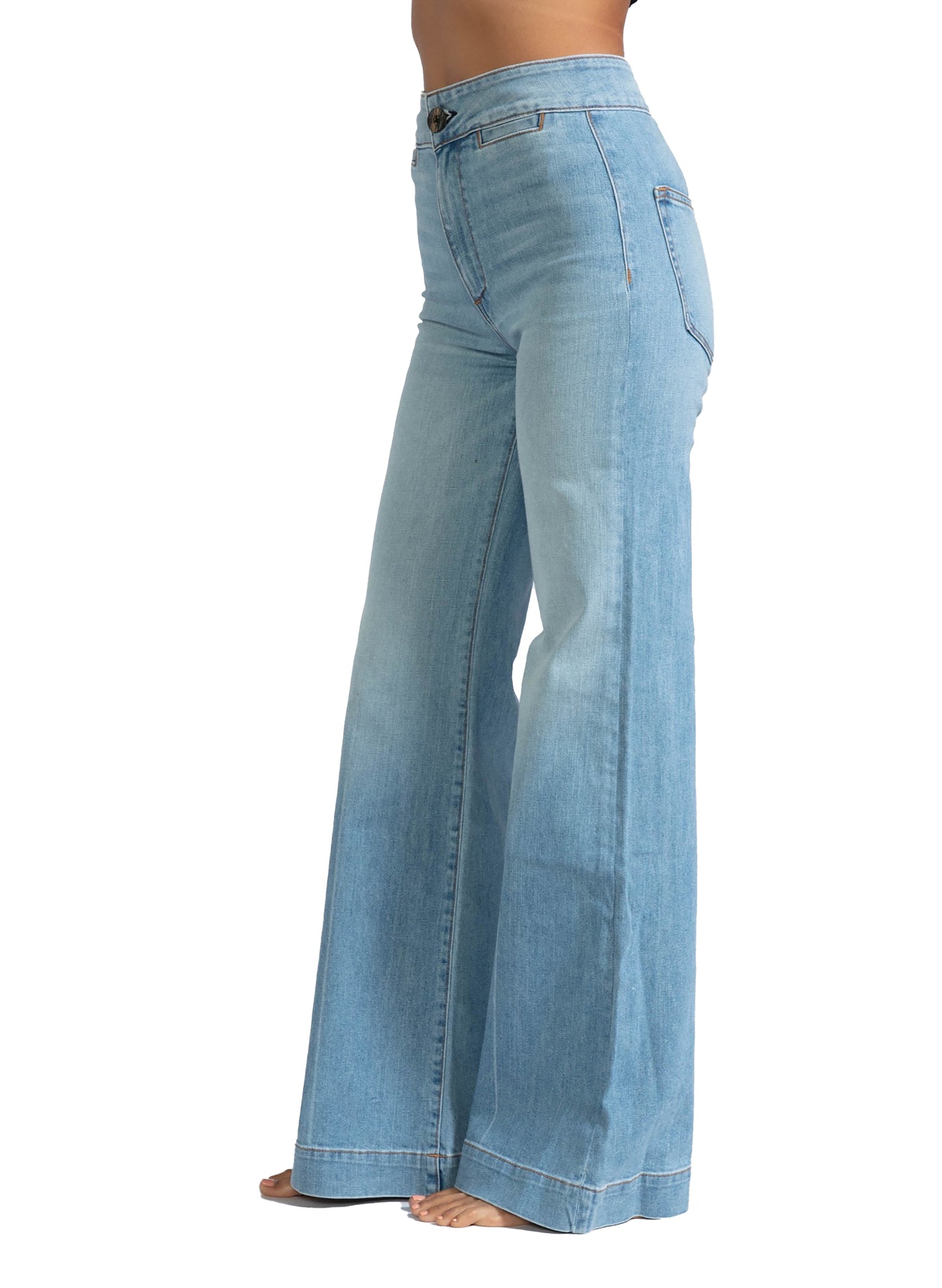 ASKK NY Brighton Wide Leg Jeans - Keelover