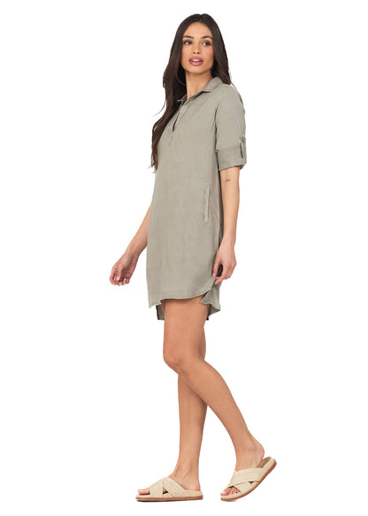 Bella Dahl Long Sleeve A-Line Dress