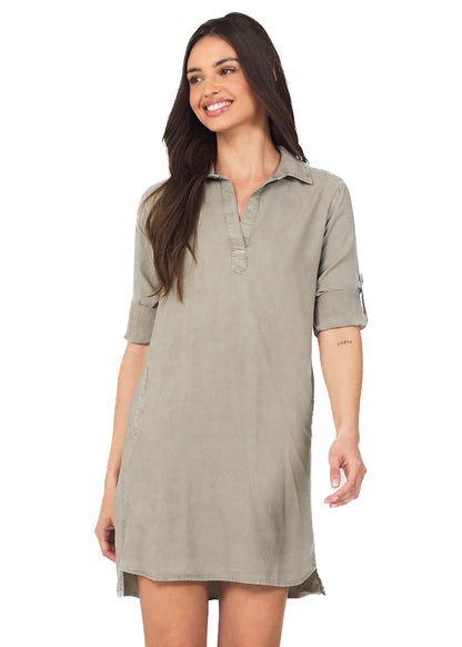 Bella Dahl Long Sleeve A-Line Dress