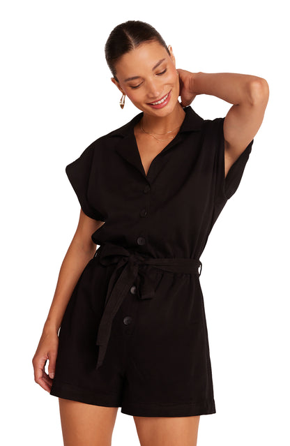 Bella Dahl Brooke Notch Collar Romper