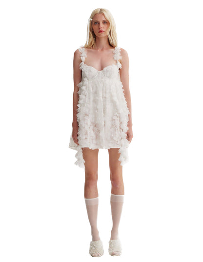 For Love & Lemons Bellatrix Babydoll Mini Dress