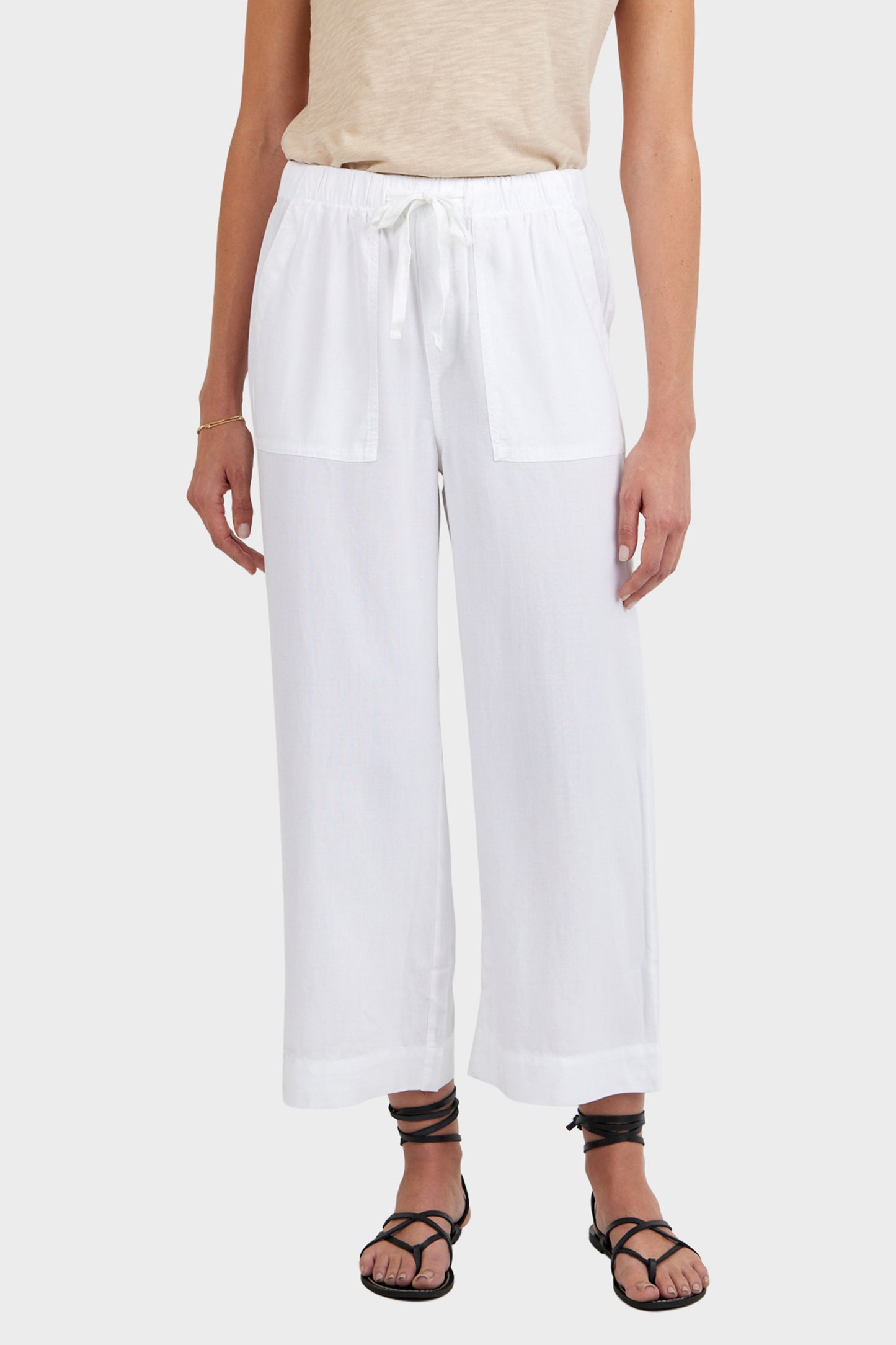 Bella Dahl Easy Pocket Wide Leg Crop Pants