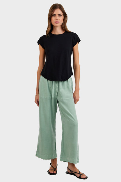 Bella Dahl Easy Pocket Wide Leg Crop Pants
