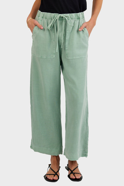 Bella Dahl Easy Pocket Wide Leg Crop Pants