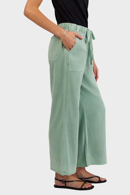 Bella Dahl Easy Pocket Wide Leg Crop Pants