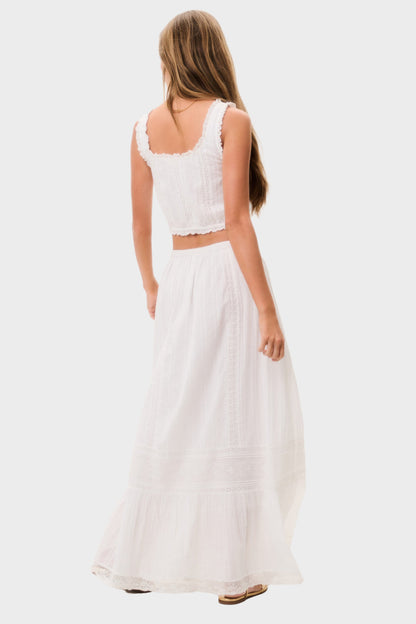 LOVESHACKFANCY Brina Maxi Skirt