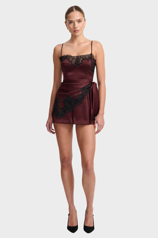 Amanda Uprichard Revan Lace Romper