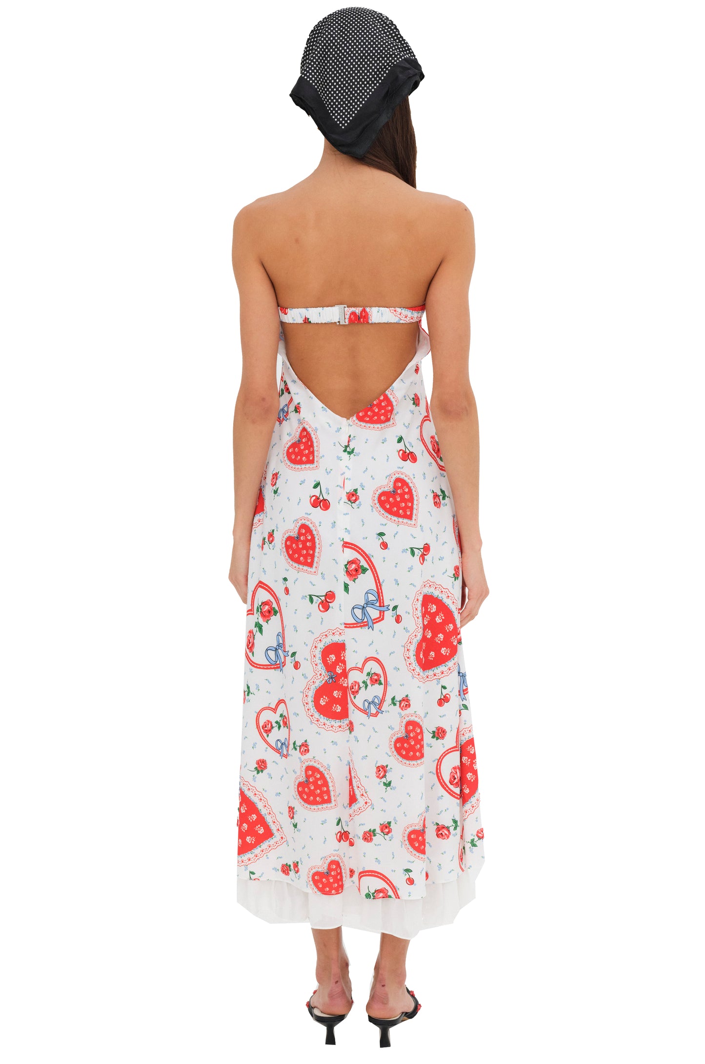 For Love & Lemons Daisy Mae Strapless Midi Dress