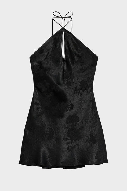 For Love & Lemons Adrift Halter Mini Dress
