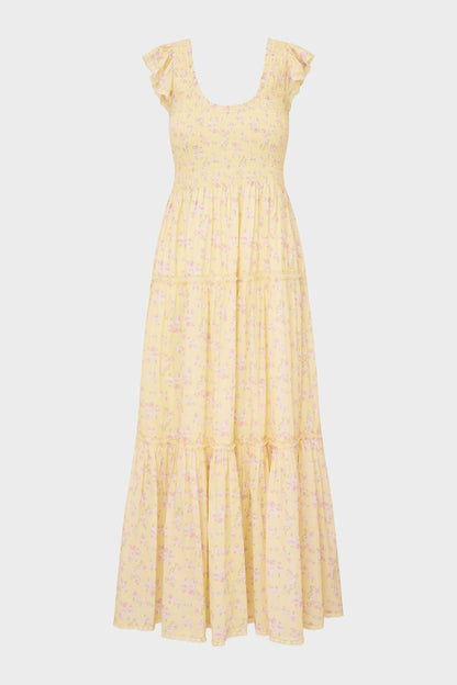 LOVESHACKFANCY Chessie Blooming Floral Maxi Dress