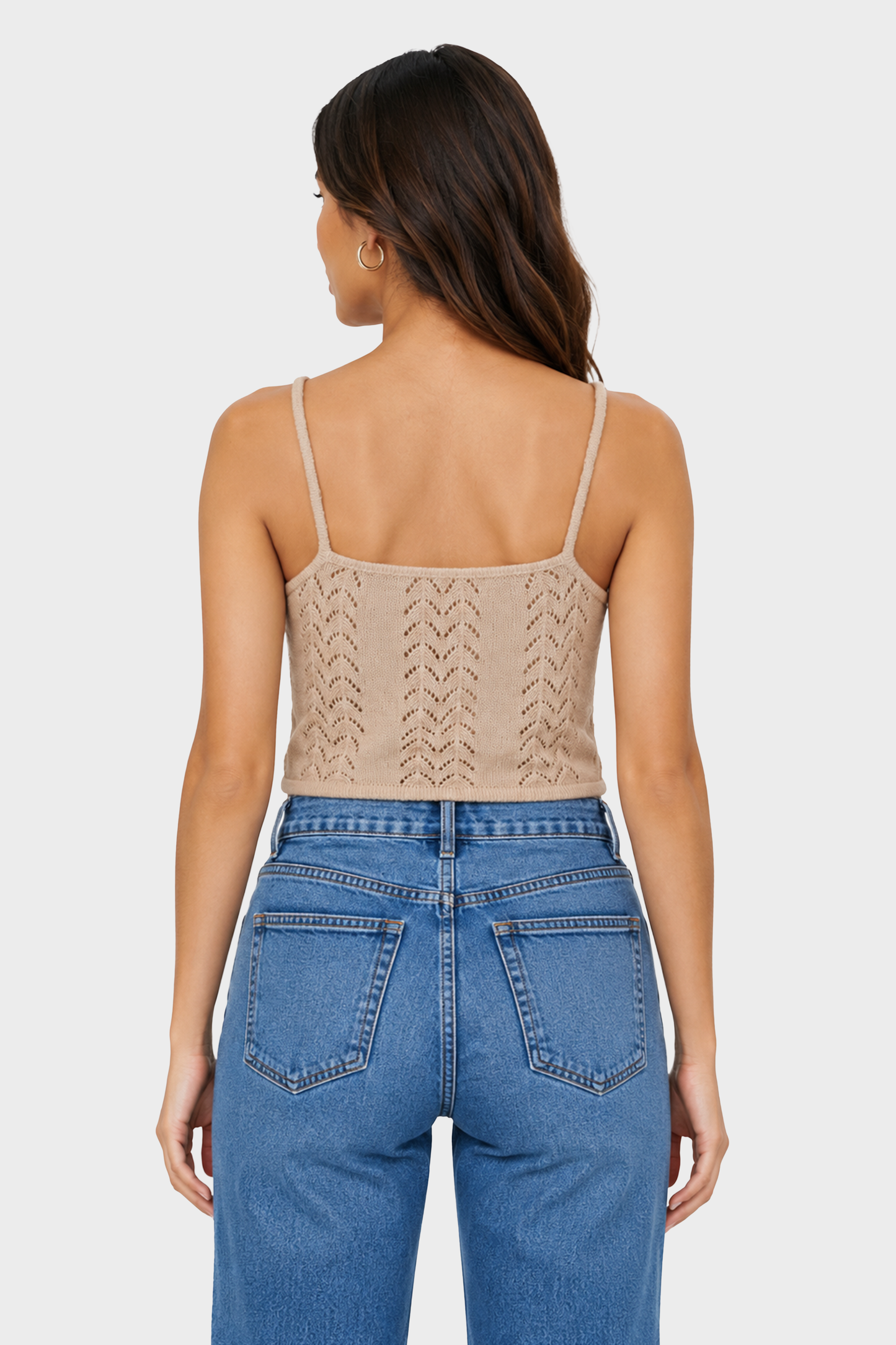For Love & Lemons Evelyn Crochet Tank and Ruffle Cape