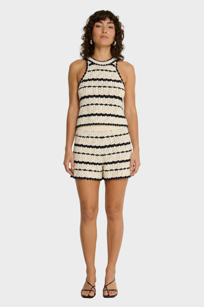 Nation Los Angeles Lucy Crochet top