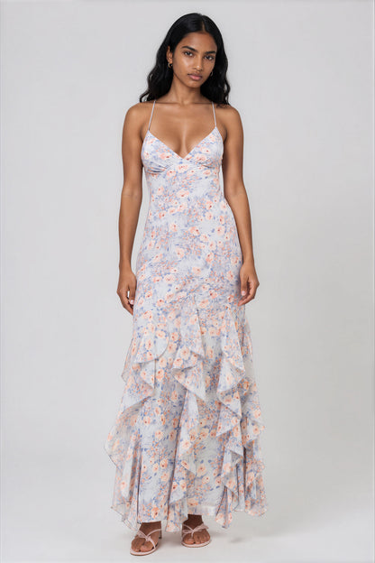For Love & Lemons Elea Maxi Dress