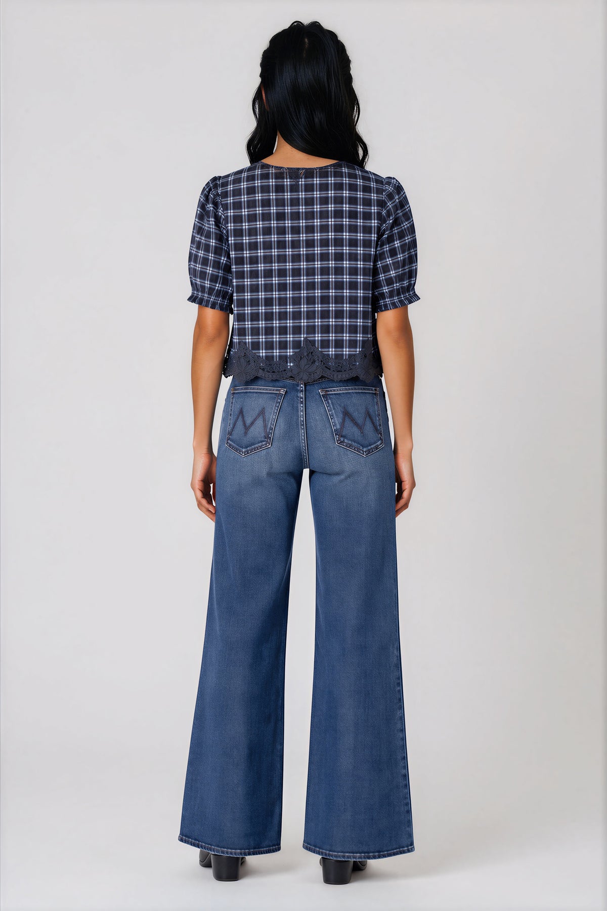 Cami NYC Junie Cotton Plaid Top