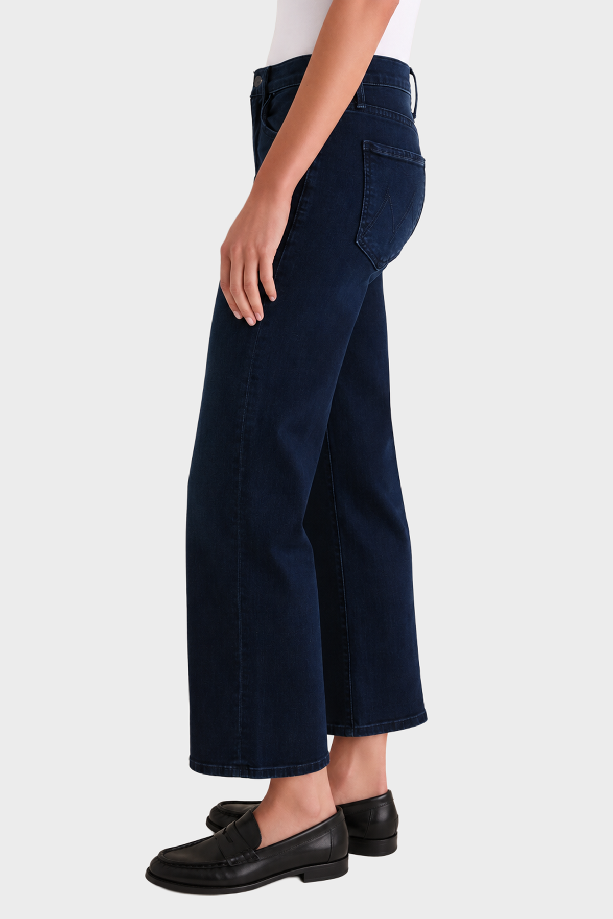 MOTHER The Mid Rise Rambler Zip Ankle - Chip On My Shoulder