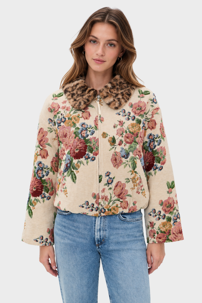 For Love & Lemons Betsy Floral Jacket
