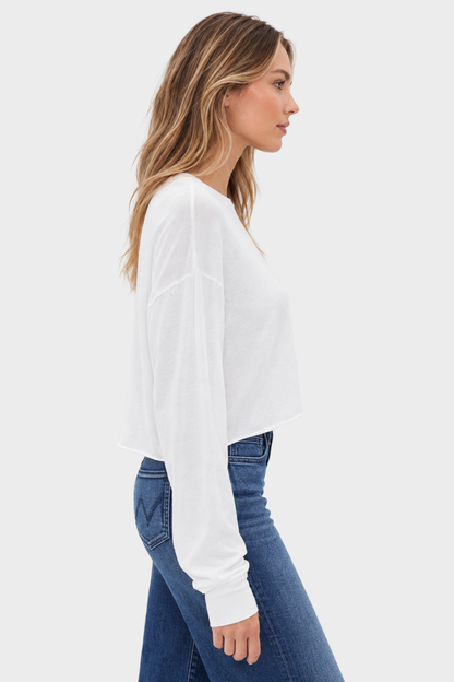 Year of Ours Cropped Long Sleeve Tee