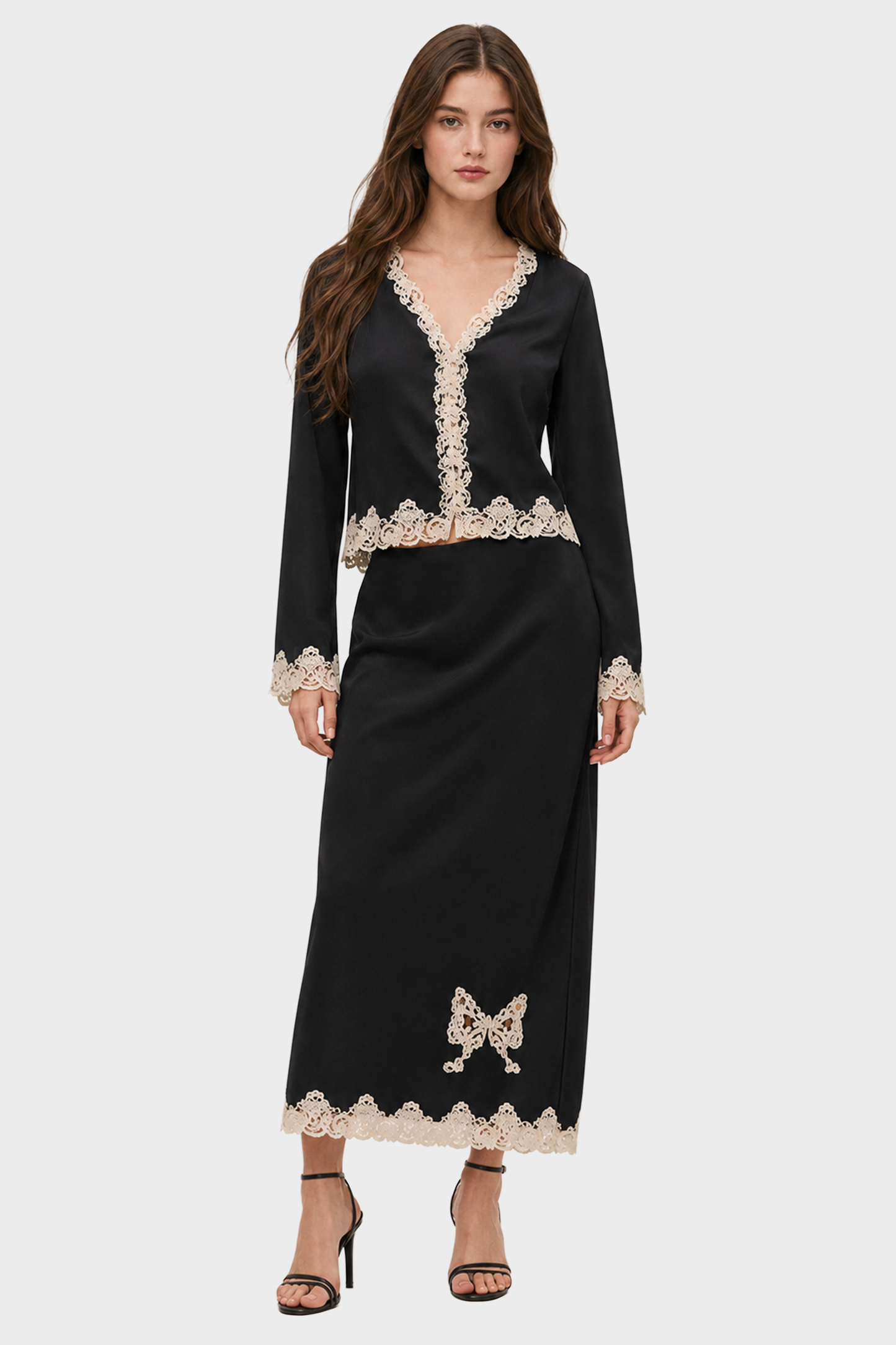 LOVESHACKFANCY Avelaine Skirt