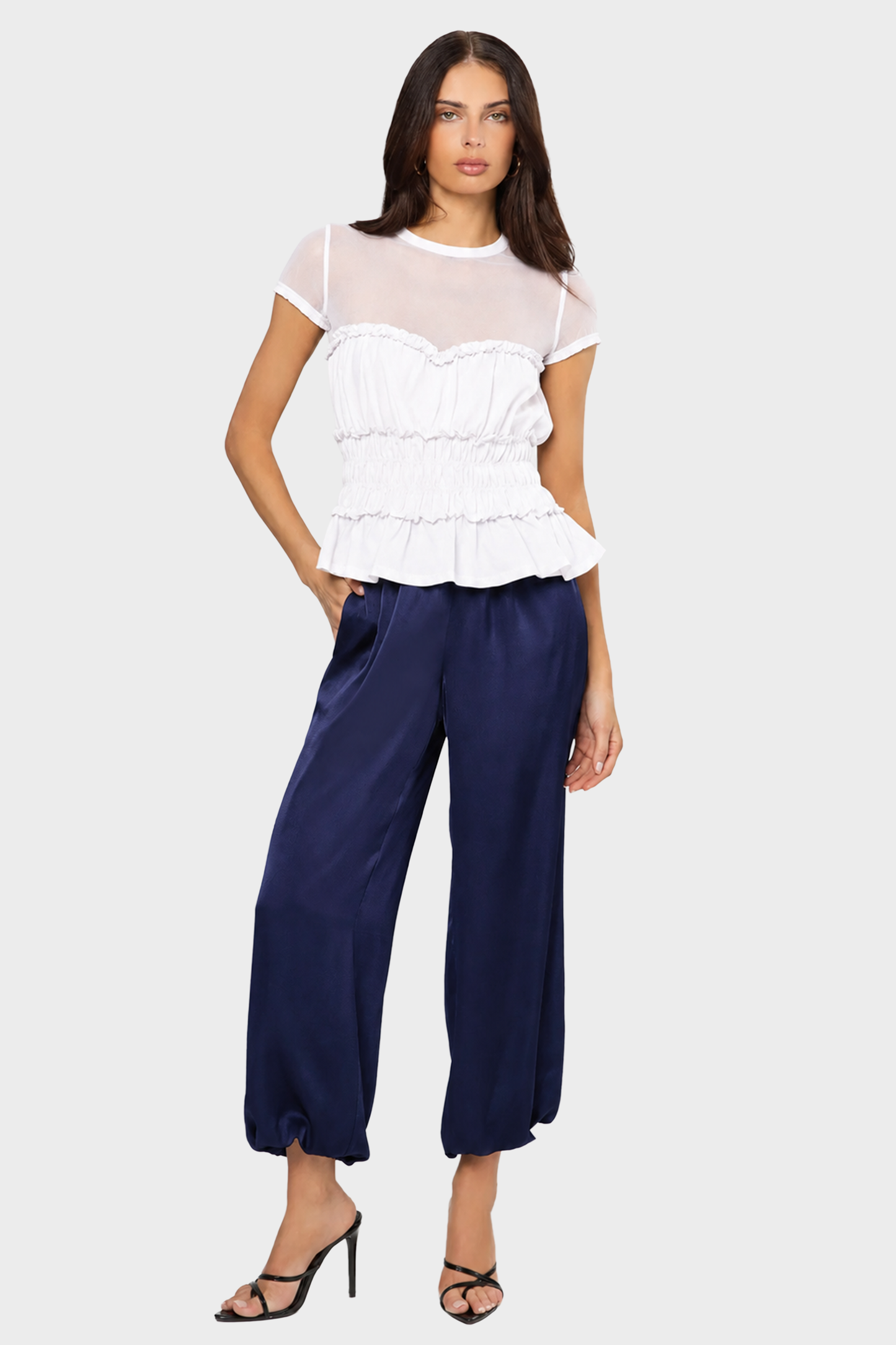 Generation Love Yuki Hammered Satin Bubble Pants