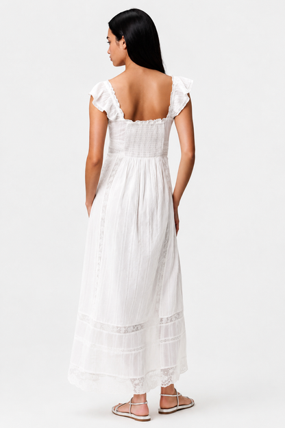 LOVESHACKFANCY Kailette Cotton Maxi Dress