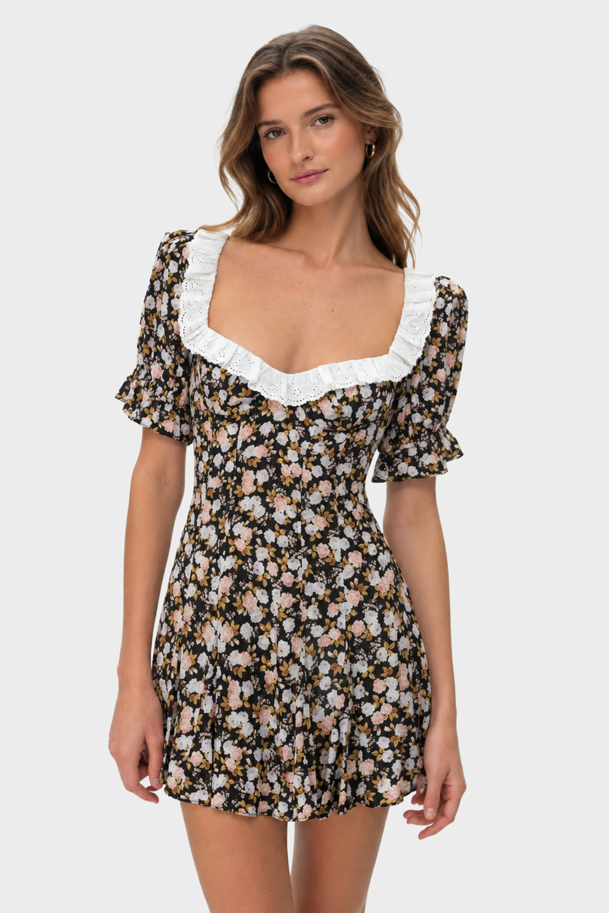 For Love & Lemons Canyon Blossom Mini Dress