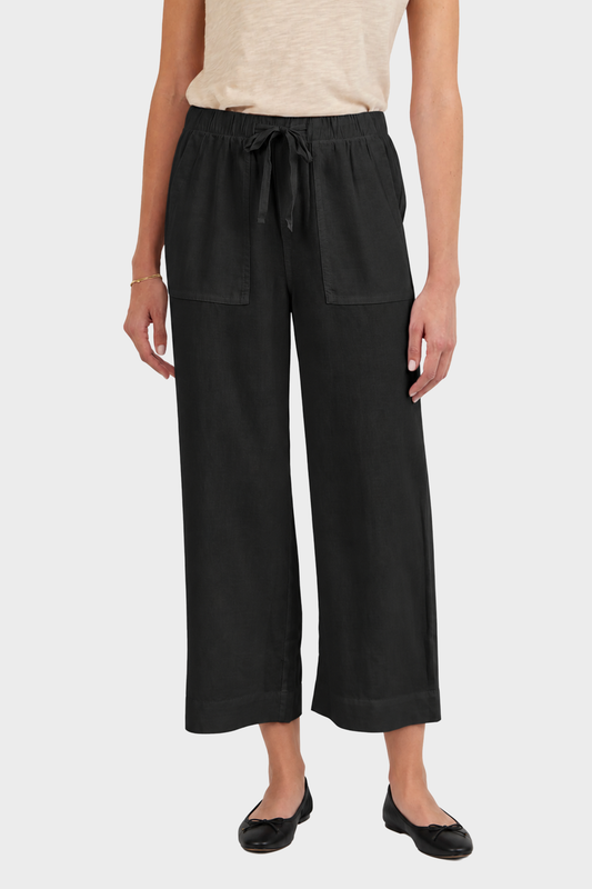 Bella Dahl Easy Pocket Wide Leg Crop Pants