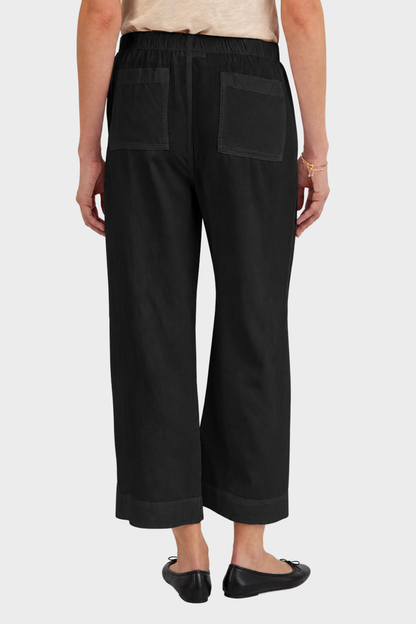 Bella Dahl Easy Pocket Wide Leg Crop Pants