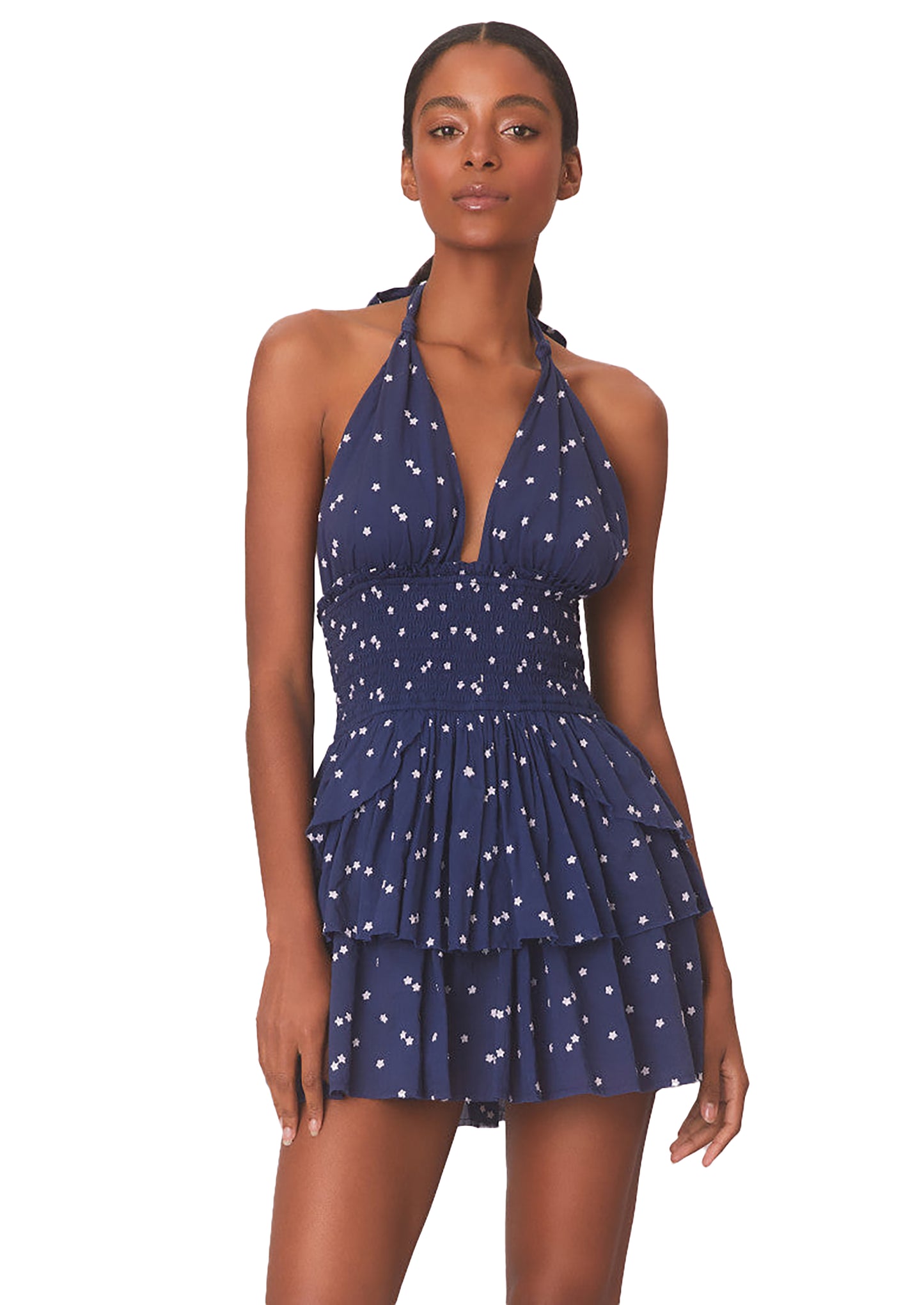 LOVESHACKFANCY Deanna Halter Dress