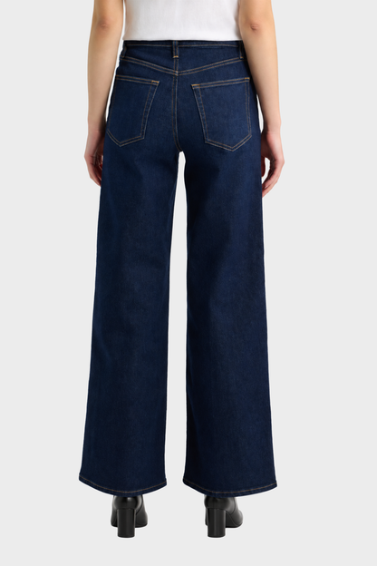 FRAME Le Slim Palazzo High Waist Wide Leg Jeans - Fairway