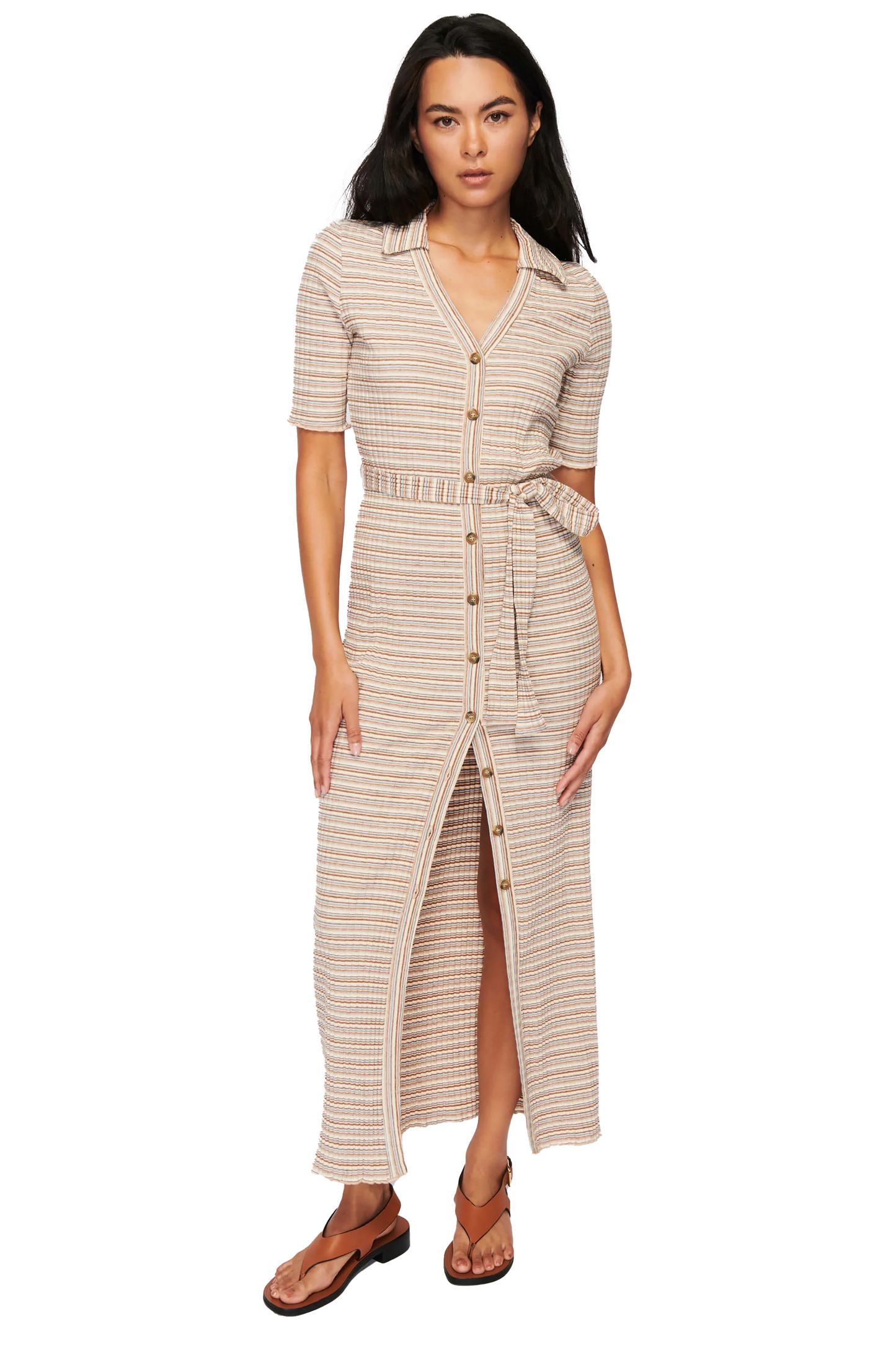 Nation LTD Ensie Button Up Maxi Dress