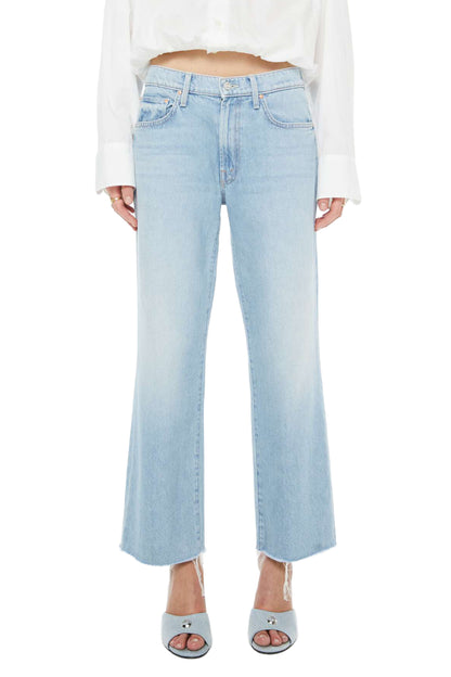 MOTHER The Mid Rise Rambler Zip Ankle Fray - Few & Far Between