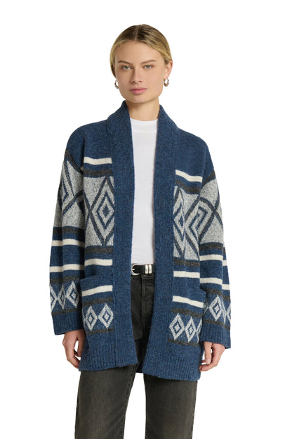 Nation LTD Franklyn Fair Isle Cardigan