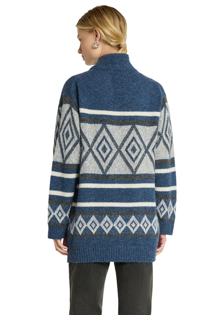 Nation LTD Franklyn Fair Isle Cardigan