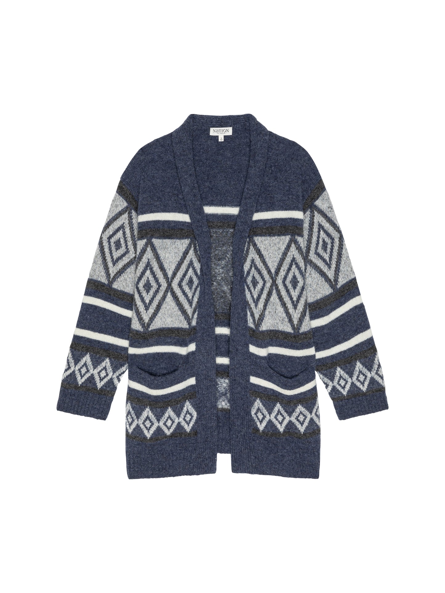 Nation LTD Franklyn Fair Isle Cardigan