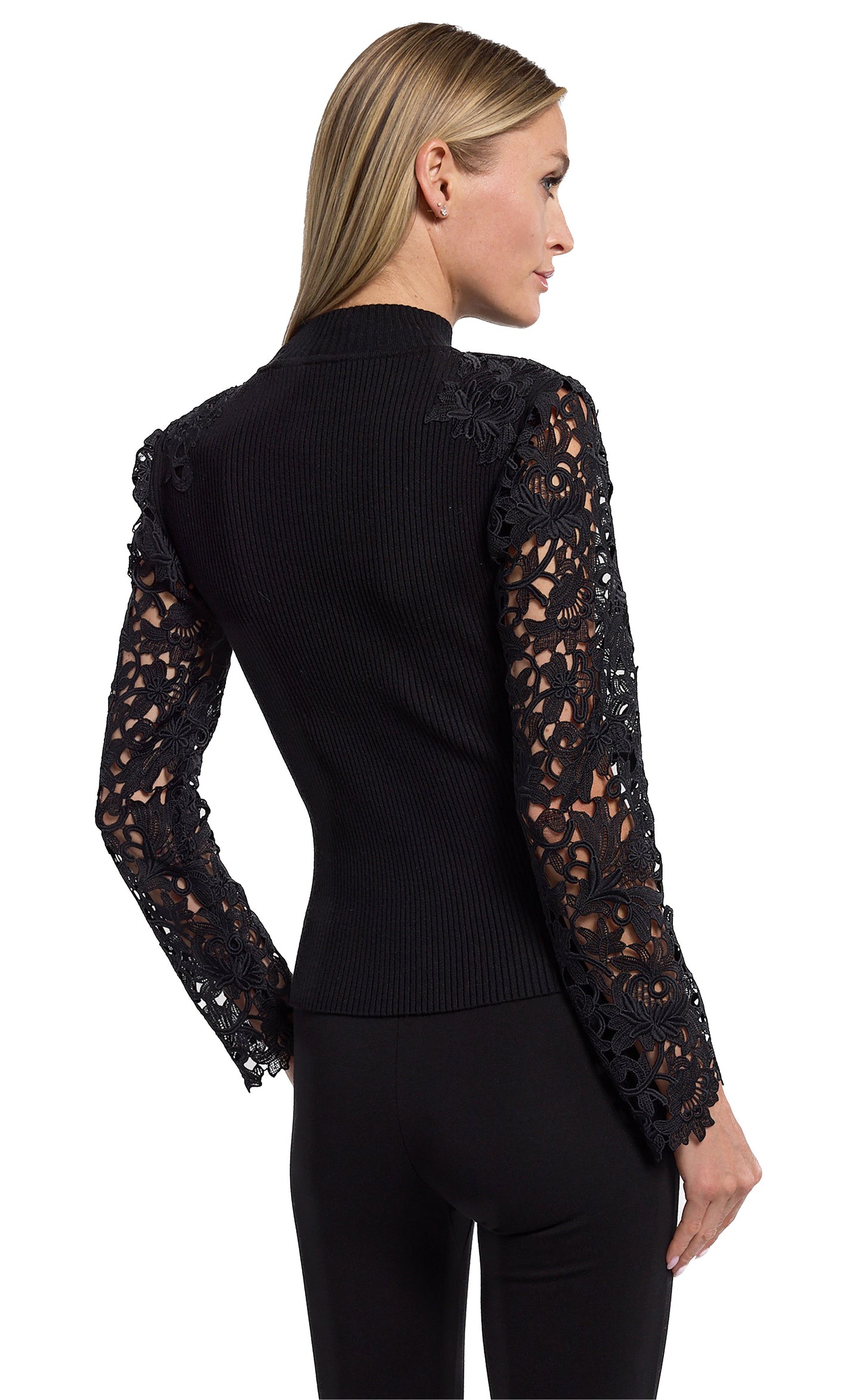 Generation Love Marcelena Lace Combo Sweater